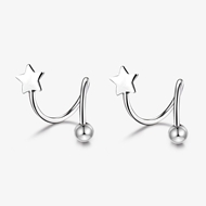 Picture of Affordable Platinum Plated 999 Sterling Silver Small Hoop Earrings Direct from Factory