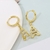 Picture of Delicate White Huggie Earrings with Speedy Delivery