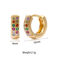 Picture of Delicate Copper or Brass Huggie Earrings with Speedy Delivery