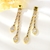 Picture of High Quality Medium White Dangle Earrings with Beautiful Craftmanship