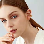 Picture of Delicate Copper or Brass Clip On Earrings Online Only