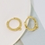 Picture of Good Quality Medium Gold Plated Huggie Earrings