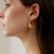 Picture of Good Medium Gold Plated Huggie Earrings