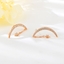 Show details for Delicate Moon Stud Earrings Online Only