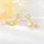 Picture of Delicate Small Cubic Zirconia Stud Earrings