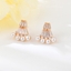 Show details for Trendy White Cubic Zirconia Stud Earrings Shopping