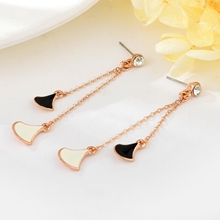Show details for Zinc Alloy Enamel Dangle Earrings in Exclusive Design