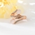 Picture of Nickel Free Rose Gold Plated Medium Fashion Ring with Easy Return