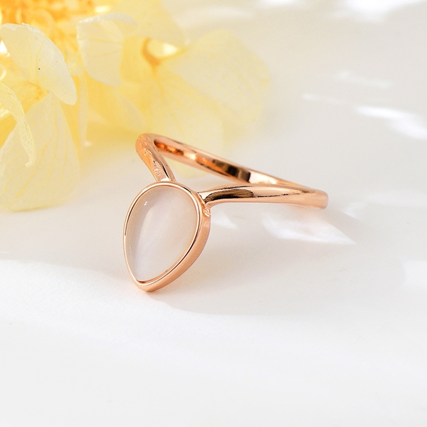 Picture of Zinc Alloy Rose Gold Plated Fashion Ring in Exclusive Design