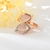 Picture of Shop Rose Gold Plated Pink Fashion Ring with Wow Elements