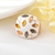 Picture of Shop Rose Gold Plated Enamel Fashion Ring with Wow Elements