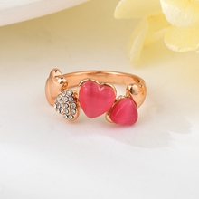 Show details for Mainstream Of  Rose Gold Plated Heart & Love Fashion Rings