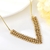 Picture of Pretty Swarovski Element Yellow Short Statement Necklace