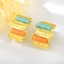 Show details for Zinc Alloy Gold Plated Big Stud Earrings with Full Guarantee