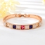 Show details for Rose Gold Plated Colorful Fashion Bangle with Worldwide Shipping