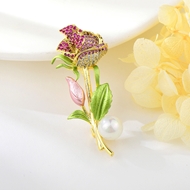 Show details for Bling Big Pink Brooche