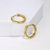 Picture of Great Value White Gold Plated Huggie Earrings with Full Guarantee