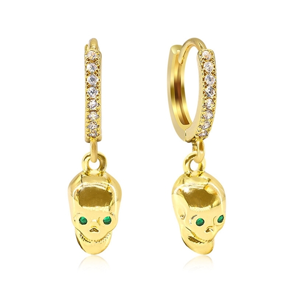 Picture of Trendy Gold Plated Delicate Dangle Earrings with No-Risk Refund