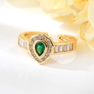 Show details for Most Popular Cubic Zirconia Delicate Adjustable Ring