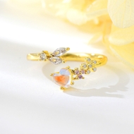 Show details for Good Cubic Zirconia Small Adjustable Ring