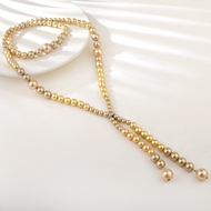 Show details for Purchase Platinum Plated Classic Y Necklace with Wow Elements