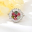 Show details for Charming Colorful 925 Sterling Silver Adjustable Ring As a Gift