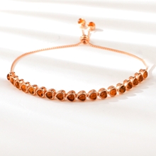 Show details for Low Cost Rose Gold Plated 925 Sterling Silver Fashion Bracelet with Low Cost