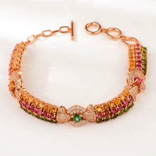 Show details for Wholesale Rose Gold Plated Delicate Fashion Bracelet with No-Risk Return