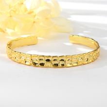 Show details for Copper or Brass Gold Plated Cuff Bangle from Certified Factory