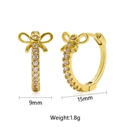 Picture of Delicate Small Huggie Earrings Online Only