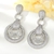 Picture of Luxury White Dangle Earrings with Fast Delivery