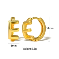 Picture of Reasonably Priced Copper or Brass Gold Plated Huggie Earrings with Low Cost