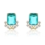 Show details for Bulk Gold Plated Cubic Zirconia Big Stud Earrings Exclusive Online