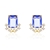 Picture of Good Cubic Zirconia Copper or Brass Big Stud Earrings