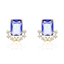 Show details for Good Cubic Zirconia Copper or Brass Big Stud Earrings