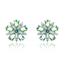 Show details for Attractive Green Cubic Zirconia Big Stud Earrings For Your Occasions