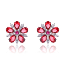 Show details for Delicate Copper or Brass Big Stud Earrings with Worldwide Shipping