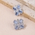 Picture of Fashion Cubic Zirconia Copper or Brass Big Stud Earrings
