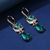 Picture of Staple Big Green Dangle Earrings
