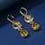Picture of Copper or Brass Cubic Zirconia Dangle Earrings from Certified Factory