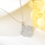 Picture of Eye-Catching White Platinum Plated Pendant Necklace in Bulk