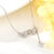Picture of Unique Cubic Zirconia Love & Heart Pendant Necklace