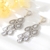 Picture of Staple Cubic Zirconia 925 Sterling Silver Dangle Earrings