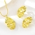 Picture of Dubai Gold Plated 2 Piece Jewelry Set with Beautiful Craftmanship