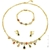 Picture of Novel Style Gold Plated Colourful 3 Pieces Jewelry Sets