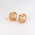 Picture of Delicate White Huggie Earrings at Unbeatable Price