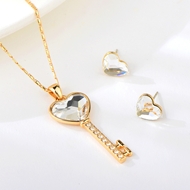 Show details for Designer Zinc Alloy Small 2 Piece Jewelry Set with No-Risk Return