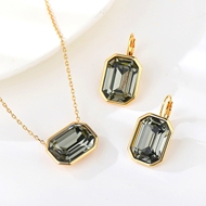 Show details for Small Swarovski Element 2 Piece Jewelry Set with Fast Delivery