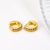 Picture of Copper or Brass White Huggie Earrings at Super Low Price