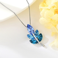 Show details for Eye-Catching Blue Copper or Brass Pendant Necklace with Member Discount